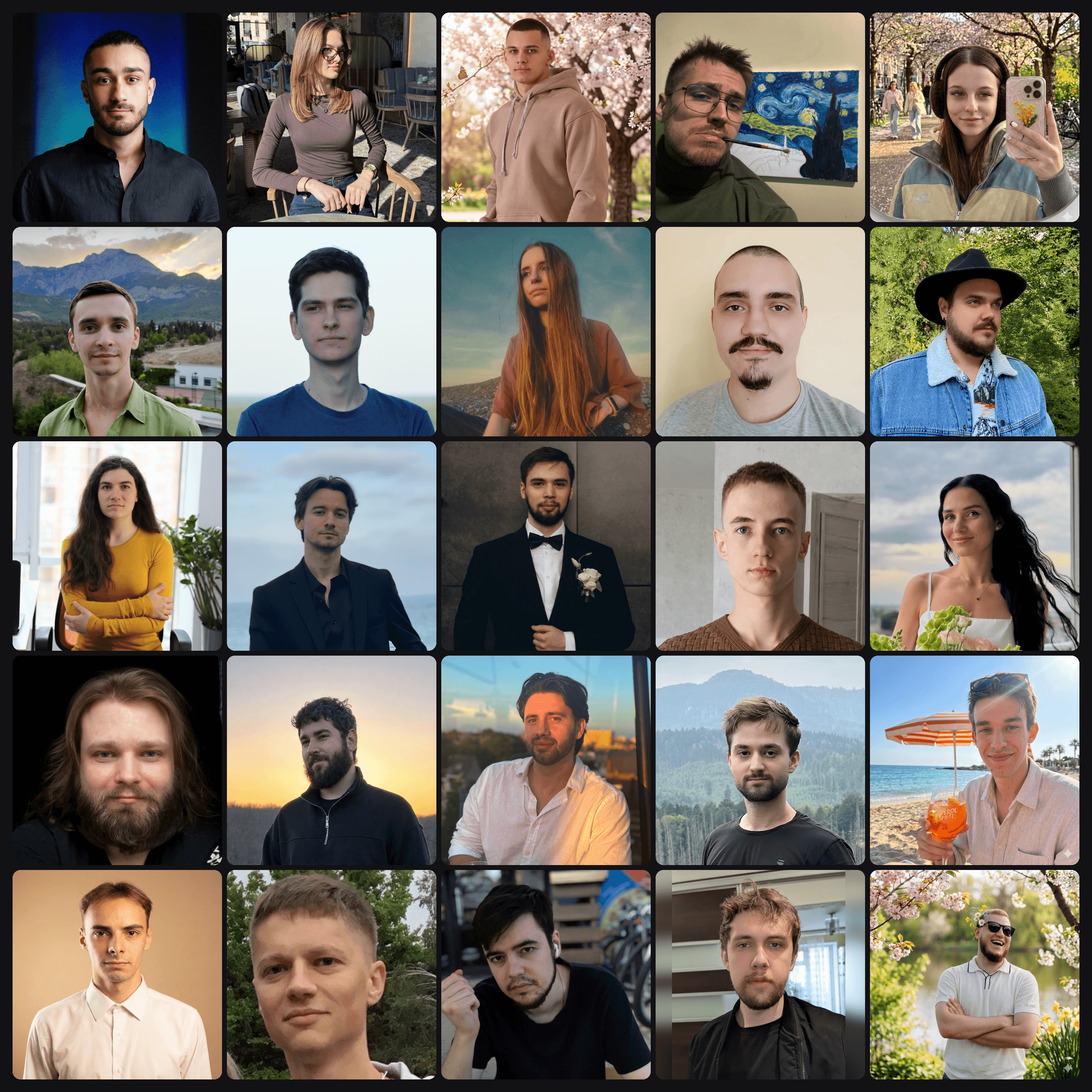 Distributed Todor3D team on a video call